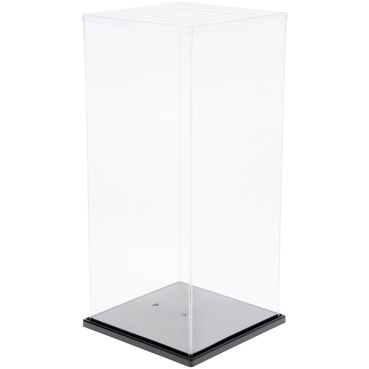 ExpoCase Plastic Folding Display Cover for Dolls, 10.5" W x 10.5" D x 24" H